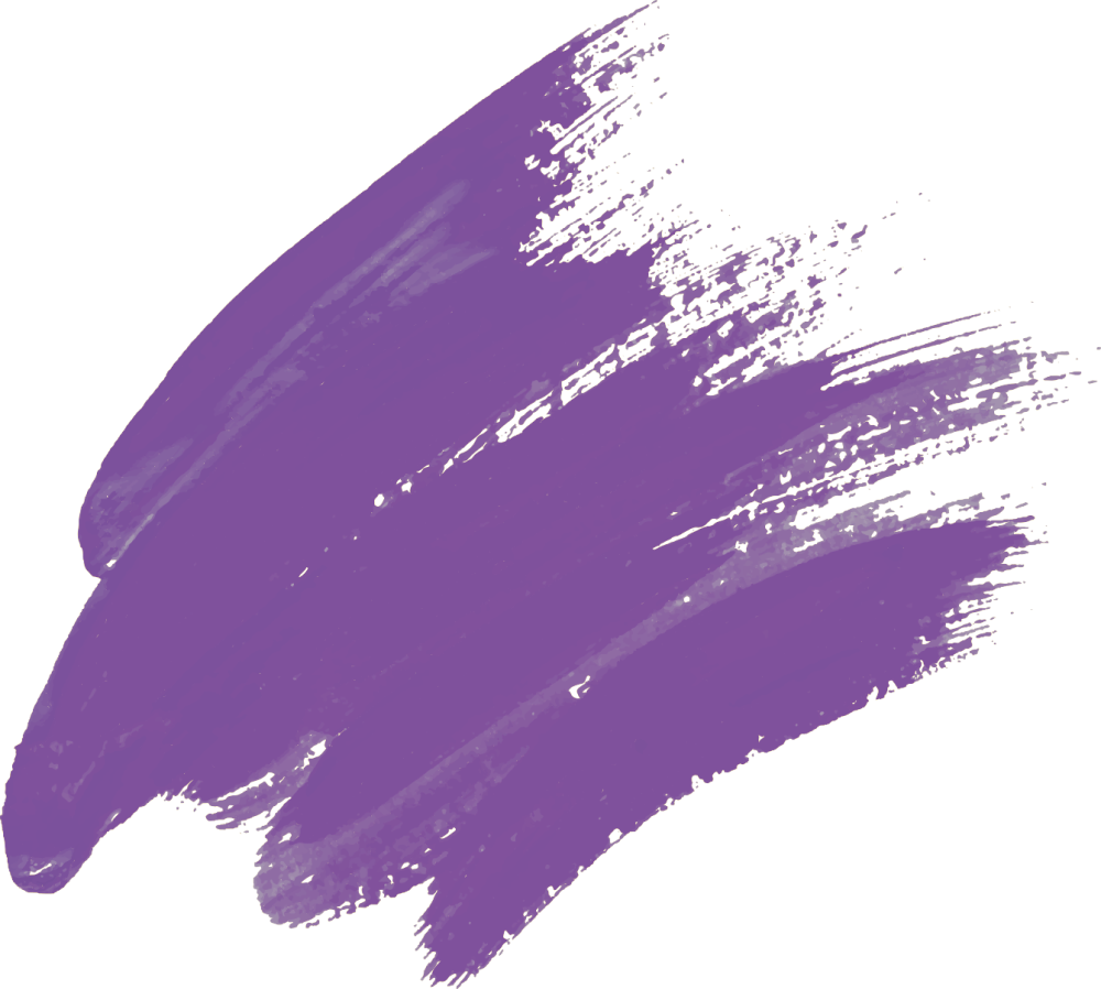 Purple paint brush