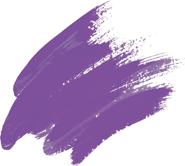 Purple paint brush